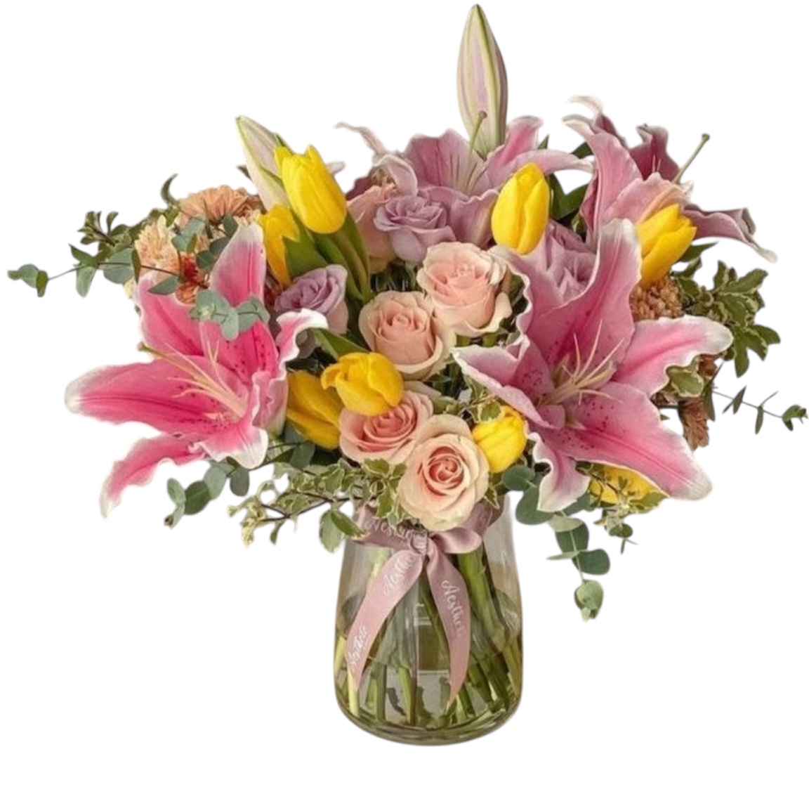 Portrait In Purple Arrangement